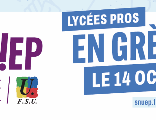 Mobilisation voie pro mardi 14 octobre