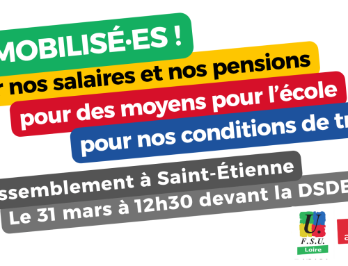 Moyens, conditions de travail : grève le 31 mars
