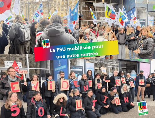 Dans la Loire, la FSU mobilisée pour une autre rentrée !