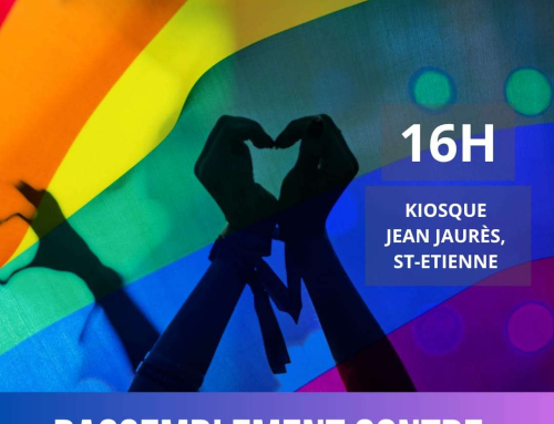 Rassemblement contre la haine anti LGBT+