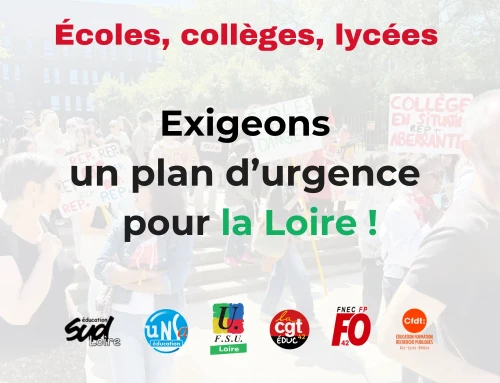 Ecoles, collèges, lycées : le plan d&rsquo;action pour un plan d&rsquo;urgence
