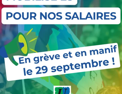 Pour les salaires, en grève le 29 septembre !